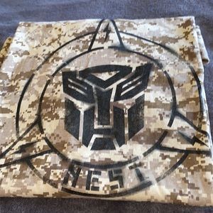 Transformers Camo Nest shirt 2xl